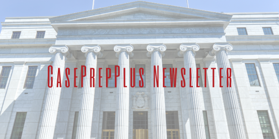 NYSBA CasePrepPlus Newsletter 1.19.24