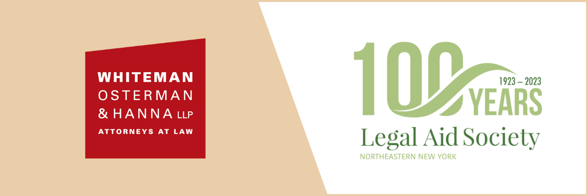 WHITEMAN OSTERMAN & HANNA TO RECEIVE  LEGAL AID SOCIETY OF NENY’S 2023 ‘JUSTICE FOR ALL AWARD’